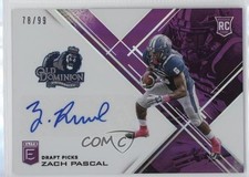 2017 Panini Elite Draft Picks Aspirations Purple 78/99 Zach Pascal Auto 13ew