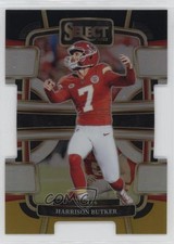 2023 Panini Select Concourse Black & Gold Prizm Die-Cut Harrison Butker #48 06l5
