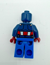 LEGO Captain America Dark Blue Suit minifigure 6865 Marvel Avengers mini figure