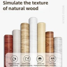 Wood Effect Vinyl Wrap Self Adhesive Film Sticker Textured Worktop Wall Covering