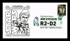 US COVER STAR WARS DROIDS R2-D2 FDC PANDA CACHET PICTORIAL CANCEL