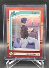 2024 Panini Donruss Baseball Rated Prospects Mac Horvath #119 Red /275
