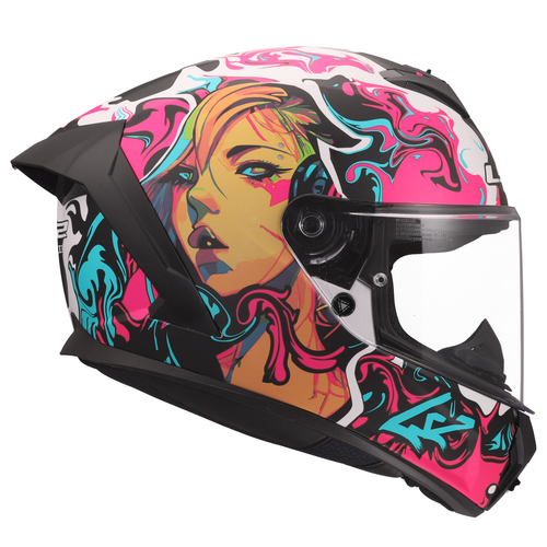 LS2 FF820 RAPID III (FF353) FULL FACE MOTORBIKE HELMET LYCANT ZOMBIE FLOW KAIJU - Picture 134 of 138