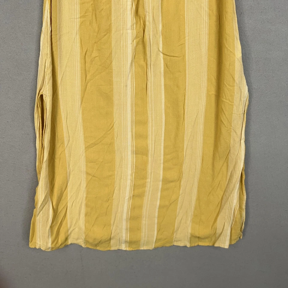 ONeill платье женщин средний желтый белый в полоску трубка верхняя оборка богемное побережье - Изображение 3 из 4