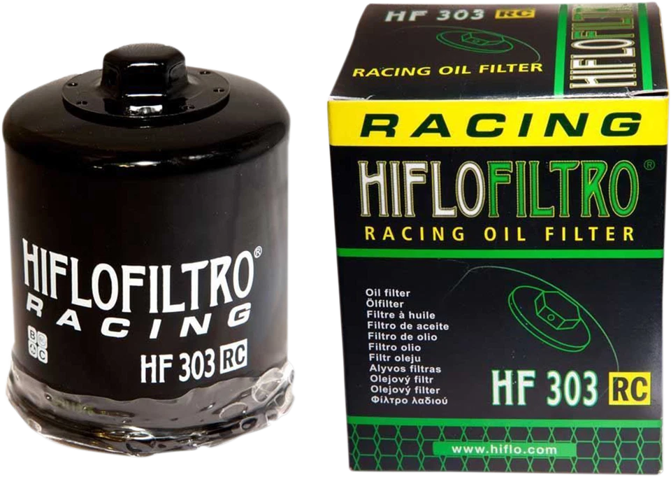 Filtro de aceite Hi Flo HF303RC Racing 99-14 Yamaha XVZ 1300 Royal Star Venture Foto 2 de 2