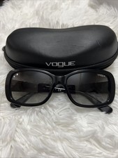 VOGUE VO 2791s-b W44/11 GLOSSY BLACK W/ GRAY LENS 55/16/135 E930 And Case