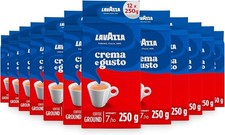 Lavazza Crema e Gusto Classico Ground Coffee, Dark Roast, 250g Each, 12-Pack new 13.56 per kilo