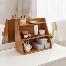 Vielseitig Schreibtisch-Organizer | Dreistufig, Schreibtischregal mit offenen