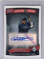 2010 Carlos Pena Topps Peak Performance AUTO - CP Tampa Bay Rays