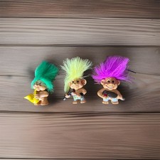 Troll Dolls Purple Pencil Toppers Topper Trolls x 3 