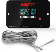 Rewing Power Inverter Remote On/Off Switch with LCD Display and 23 Ft Cable for