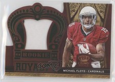 2012 Crown Royale Rookie Royalty Materials Green Prime 1/49 Michael Floyd pa4
