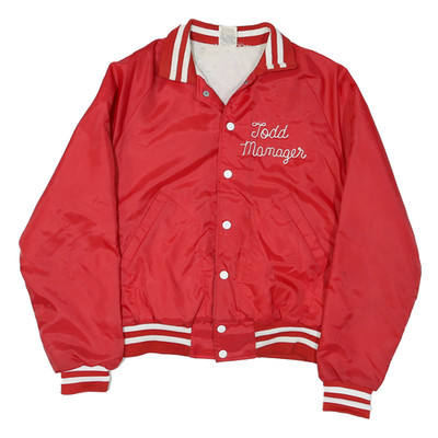 Aristo Jac Herren Rote Varsity Todd Manager Neenah Wrestling Button Jacke S