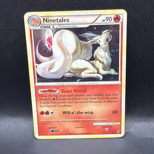 Pokémon card TCG Ninetales Call of Legends 17/95 Rare Pokemon