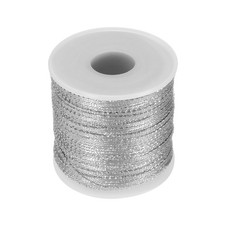 Metallic Cord 3mm 109 Yards Metallic Ornament String Silver