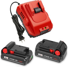 18V 3.0Ah Lithium Battery Pack with Charger for Milwaukee M-18 Tools Replacement