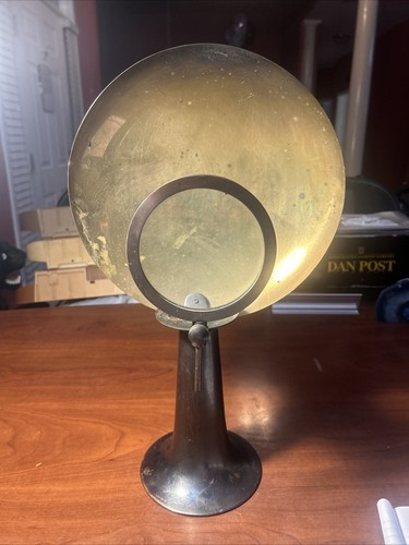 Vintage Medical Optical Candle Holder w/ Magnifying Glass + Parabolic Reflector