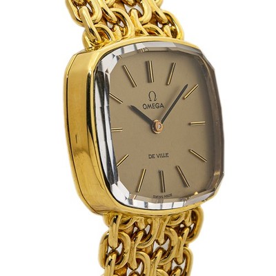 Omega De Ville Womens Hand Winding Vintage Watch 50.8 Gram 18K