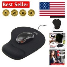 Ergonomic Anti-Slip Mouse Pad with Gel Wrist Support - Ideal for Gaming  Office