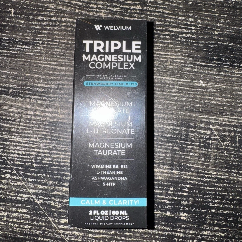 Suplemento Líquido Triple Magnesio - Glicinato de Magnesio, Taurato y L-Treonato Foto 2 de 4