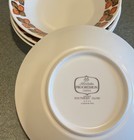 NORITAKE Progression SOUTHERN GLOW China Soup/Cereal BOWLS Red/Brown Flower XLNT — photo 3
