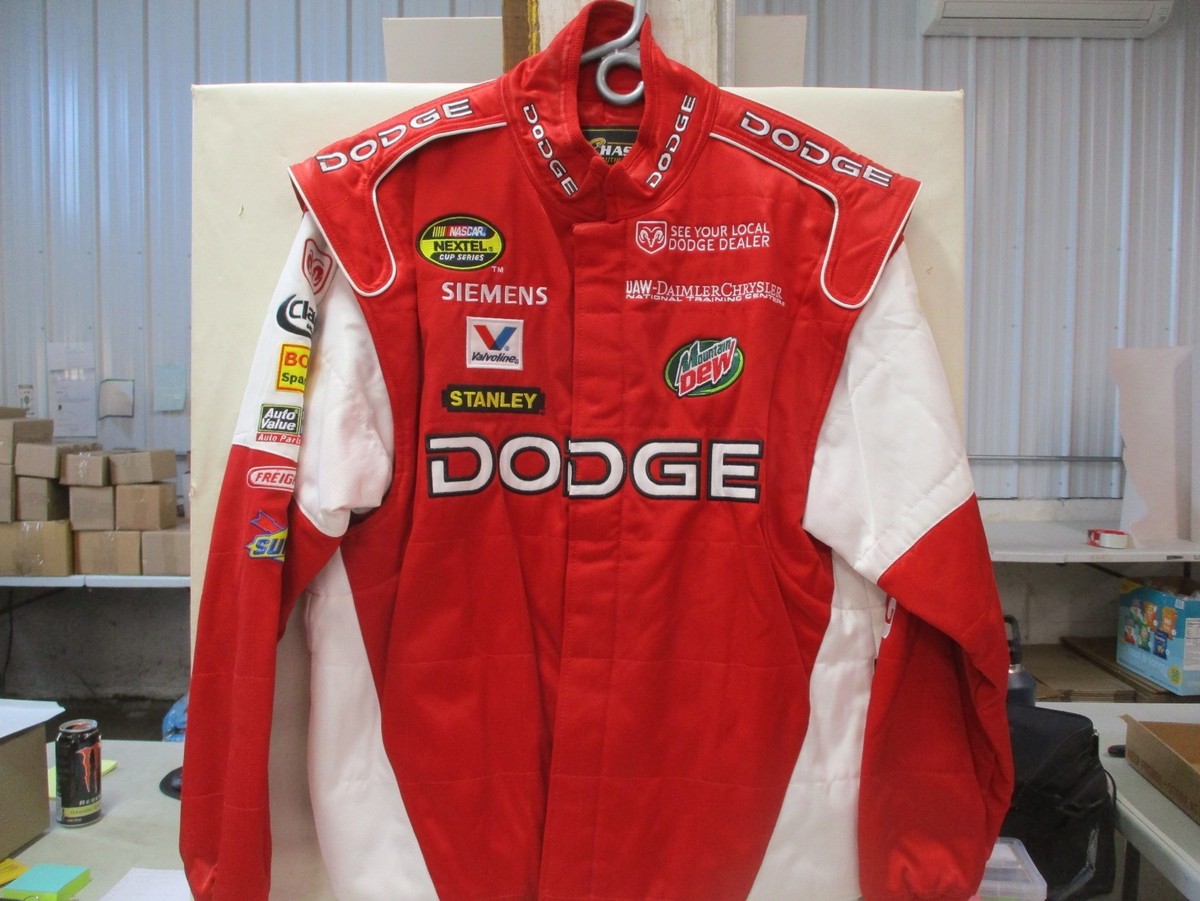 Chase Authentics Drivers Line Dodge Race Jacket Medium | eBay