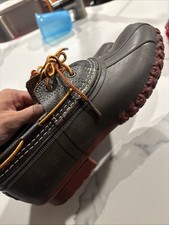 ll bean mens duck boots Mocs Size 8