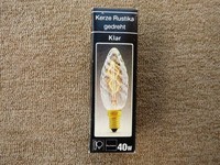 Paulmann Kerzenlampe E14, 40W, Rustika Gedreht Klar, 552.40
