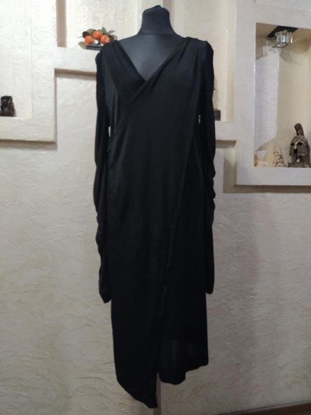 Women By Malene Birger Dress Black Knit 40 / L /