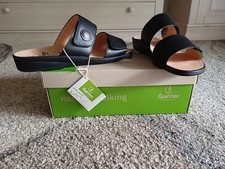 NEUE schwarze GANTER Damen-Hausschuhe Sonnica...