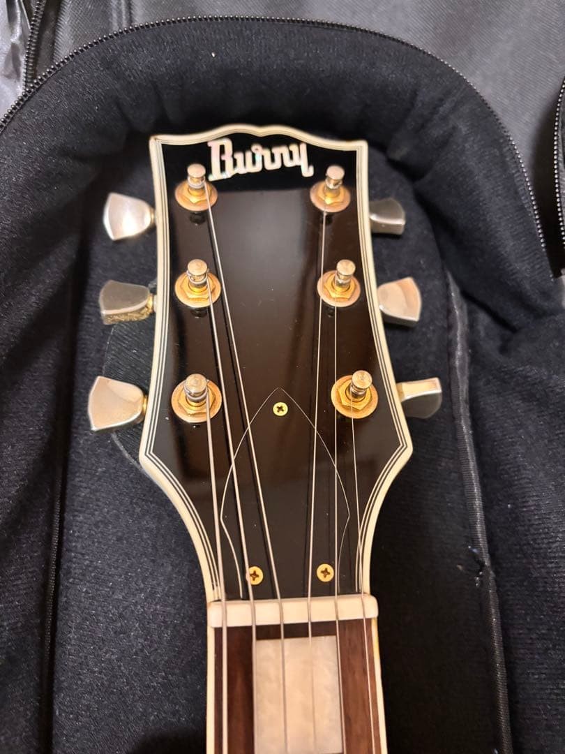 Burny Single-Cut Custom Electric Guitar White Logo | eBay