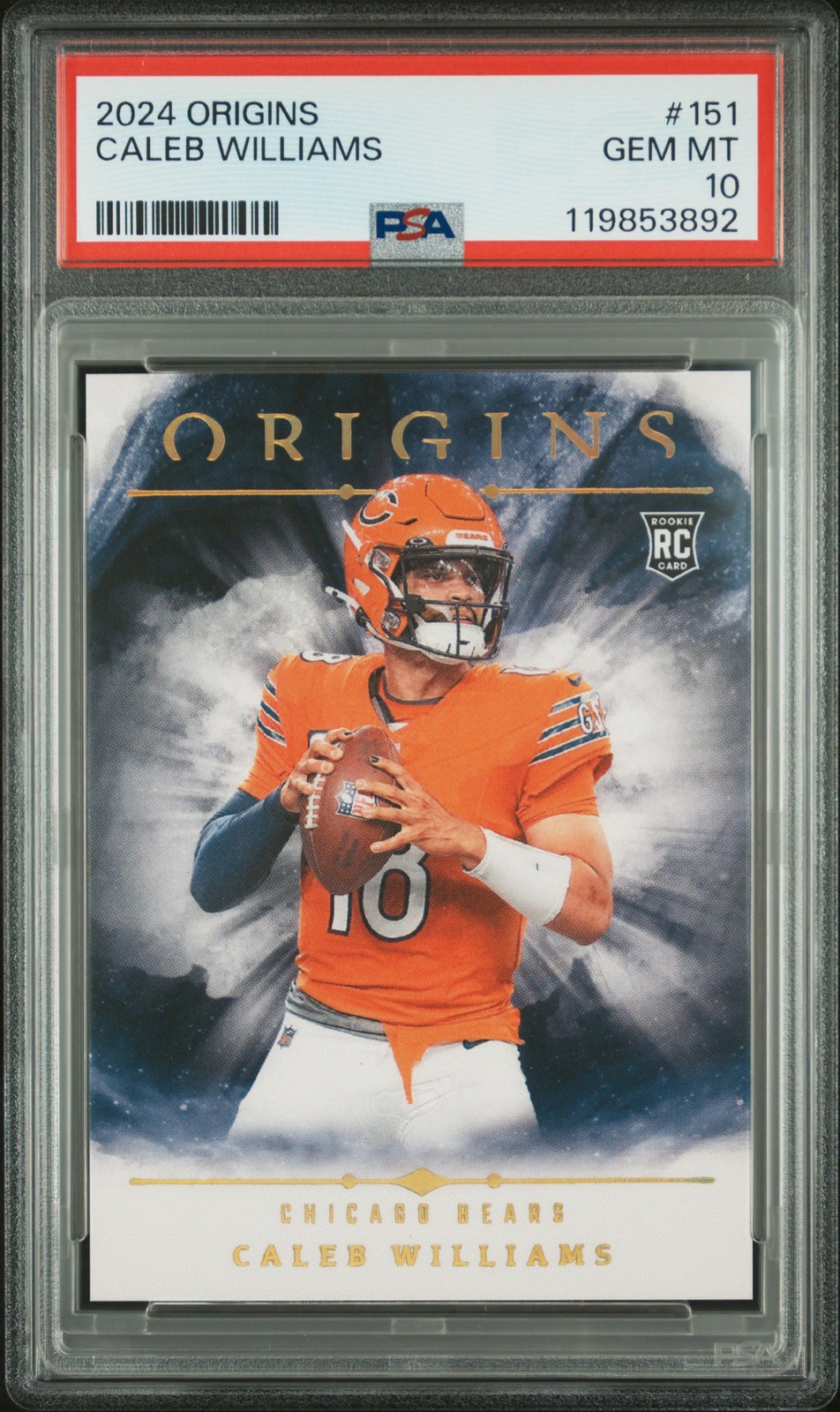 2024 PANINI ORIGINS #151 CALEB WILLIAMS PSA 10