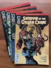 SHADOW OF THE GOLDEN CRANE #1, 2, 3, 4 (Complete Set, Hellboy and the B.P.R.D.)