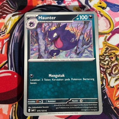 Haunter - 075/123 - Common - Pokemon MA4I Void Blast (Indonesian)