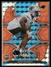 2022 Panini Mosaic #369 Ikem Ekwonu Mosaic Reactive Orange