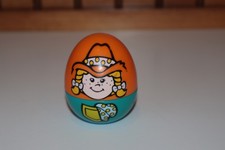 1995 Hasbro Weeble Wobble Cowgirl Farm Farmer For Tractor Weebles Vintage Toy