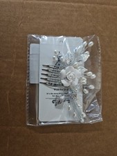 Gorais Flower Bride Wedding Hair Comb