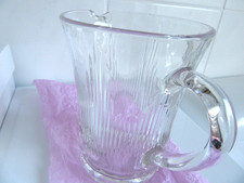 Antyczny dzbanek na wodę w stylu art deco "Średni rozmiar" 5 i pół cala wysokości aplikacja 4 cale średnicy