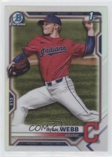 2021 Bowman Draft Chrome Refractor Ryan Webb #BDC-57 6u5