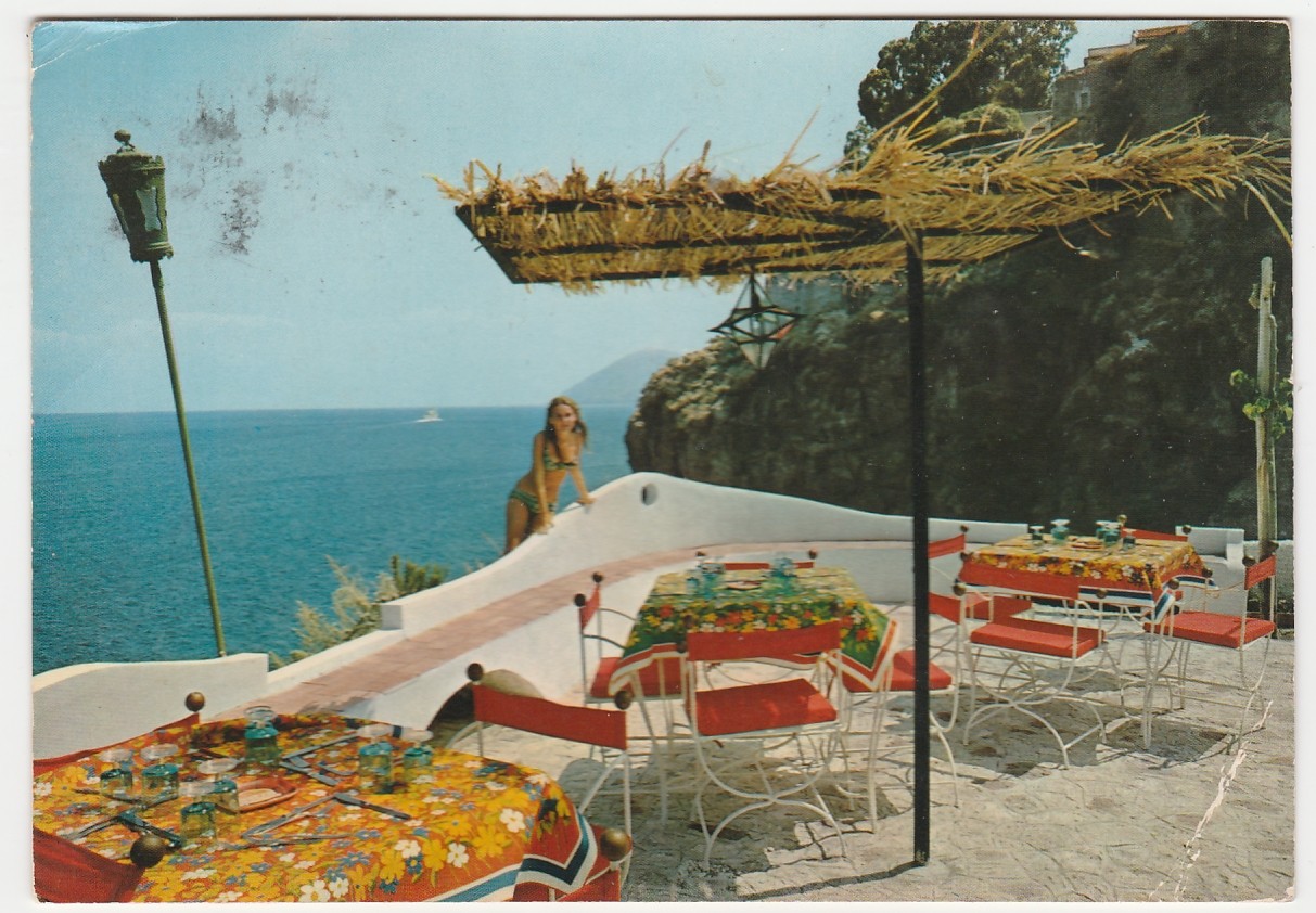 LIPARI - MESSINA - TURMALIN RISTORANTE - VIAGG. 1977 -29182-