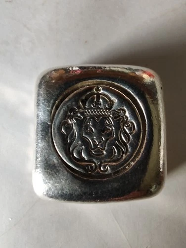 Scottsdale 1oz Silver Button Square Bar