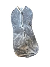 SwaddleMe Pod Baby Swaddle Sack Newborn NB Gray Star Print 2-Way Zip Stretch