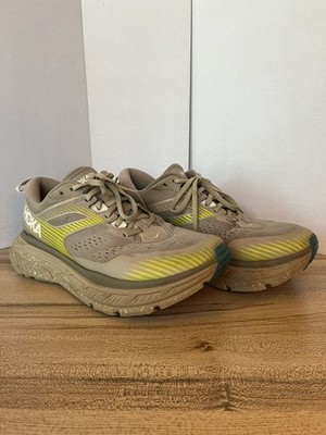 Hoka One One Stinson ATR 6 Running Shoes Dune Oxford Tan Men s 9.5 Womens 10.5