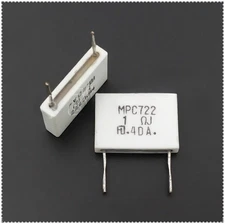 10PCS NEW FIT FOR FUTABA 1R 10W MPC722 1 Ω J non inductive cement resistor