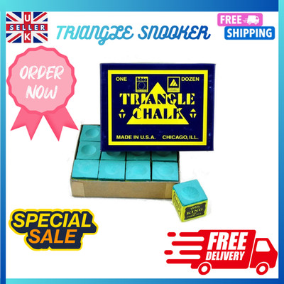 TRIANGLE SNOOKER oder POOL Queue Spitze KREIDE - von Tweeten USA in BOX oder STÜCK