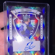 2025 Panini Crusade Perennial Prospect Signatures Cole Carrigg Autograph Rockie…