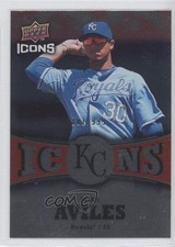 2009 Upper Deck Icons Icons Red 801/999 Mike Aviles #IC-MA 0l2