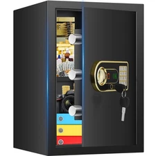 2.5 Cuft Fireproof Safe for Home, Safe Box Fireproof Waterproof with Digital ...