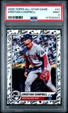 2025 TOPPS ALL-STAR GAME #41 KRISTIAN CAMPBELL ROOKIE RC PSA 9