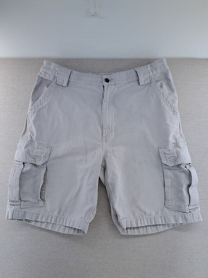 Vtg Carhartt Shorts Mens 36 Tan Workwear Utility Cargo B164 PUT W36.5''